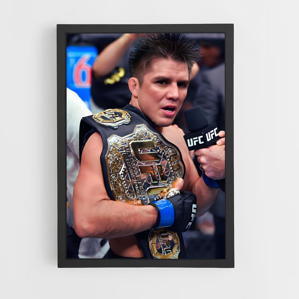 Poster Le Combat du Siècle – affiche MMA (vue 2)